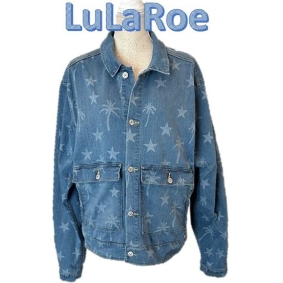LuLaRoe Jackets & Blazers - LuLaRoe Women's Denim Trucker Jacket - 3XL